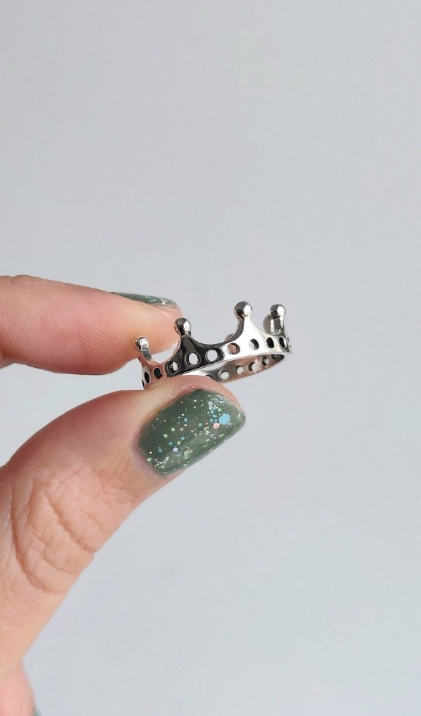 Producto - Anillo de Plata Corona Calada - 0