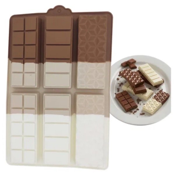 Producto - MOLDE SILICONA TABLETAS DE CHOCOLATE GRANDES