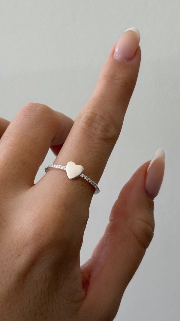 Producto - Anillo Mel corazon liso 19mm P925