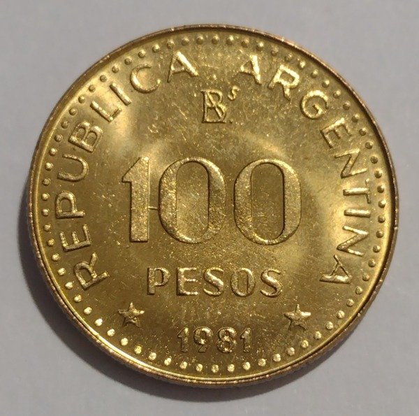 Producto - Argentina 100 pesos 1981 UNC - 1