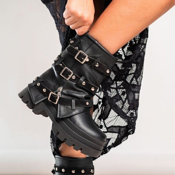 Producto - Botas Mery Cuero TRANSFERENCIA 96.000 - 1