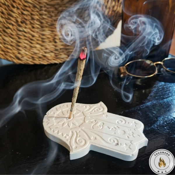 Producto - Porta Sahumerio Artesanal Manito de Fátima - 7