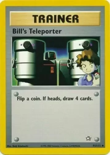 Producto - Bill's Teleporter 91/111 Neo Genesis Uncommon