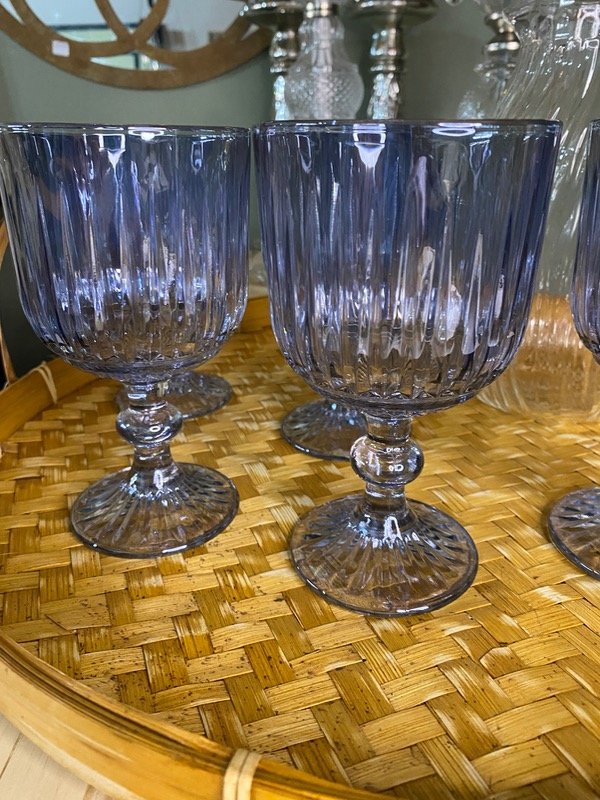 Producto - Copas raya en gris perlado x6