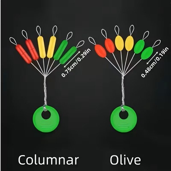 Producto - Nudo Corredizo Tipo Cilindro de 3 Colores 5 Pack de 6 nudos - 8