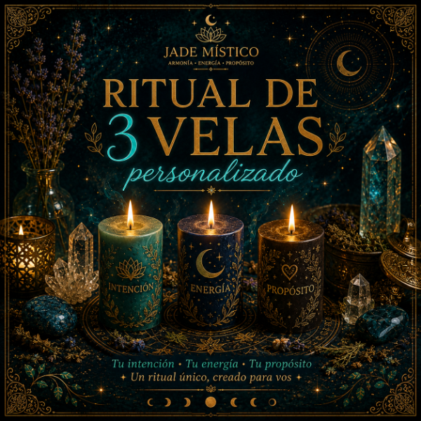 Producto - Ritual de 3 velas personalizado