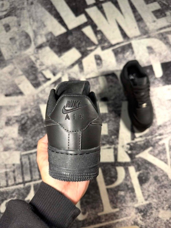 Producto - Air Force 1 "total black cuero" - 2