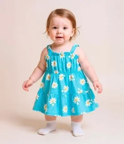 Producto - Vestido Margaritas - Renner UY (TALLE: 1 AÑO)