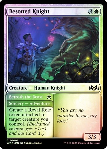 Producto - Besotted Knight Foil  Wilds of Eldraine