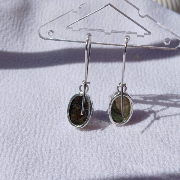 Producto - Aros plata-925 Labradorita - 3
