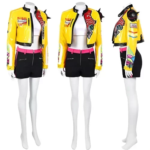 Producto - DISFRAZ PERSONAJE GUERRERA K-POP AMARILLO x1 (ELEGIR TALLE)