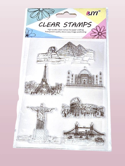 Producto - Sello de silicona "Lugares del Mundo"