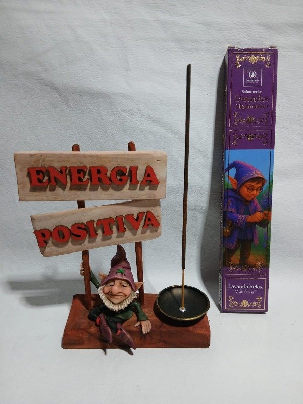 Producto - Porta sahumerio artesanal energía positiva + SAHUMERIOS DE REGALO