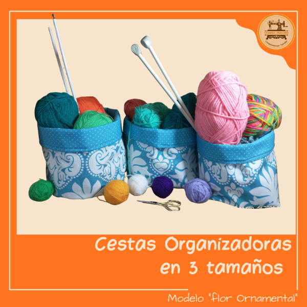Producto - Cestas Organizadoras - "Ornamenta" x 3 unidades