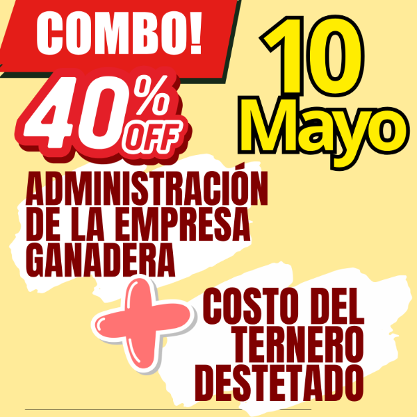 Producto - COMBO 2 CURSOS: Administración Ganadera + Costo del Ternero