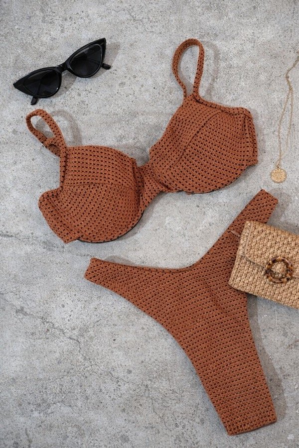 Producto - Bikini JUSTINA caramelo