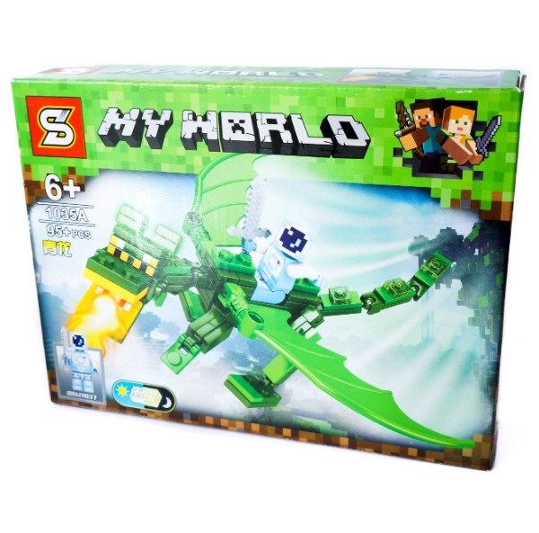 Producto - Simil LEGO Minecraft Dragon
