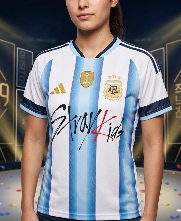 Producto - Remera Stray Kids Seleccion Argentina 2026