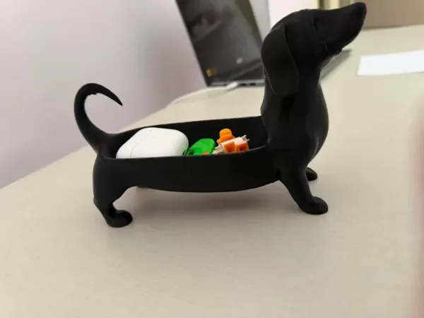 Producto - Organizador Porta Llaves Perro Salchicha Dachshund Bandeja - 2