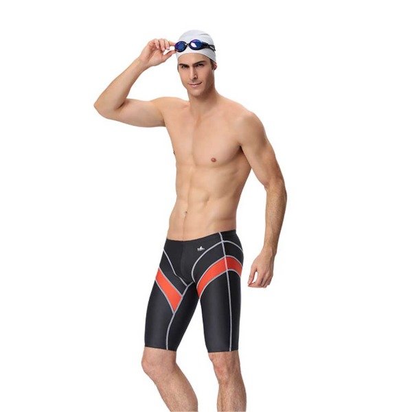 Producto - Jammer de Competición Combinado Negro/Naranja Niño/Hombre FINA - 0