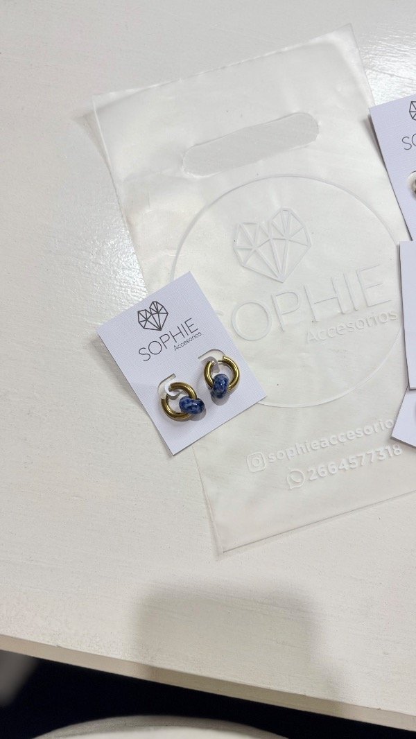 Producto - Aros Amin lapislázuli - 1