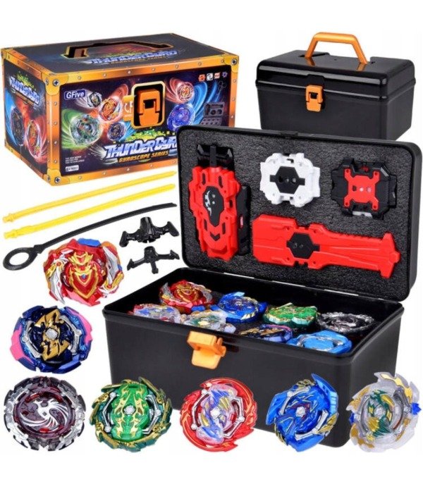 Producto - VALIJA SET TROMPO BEYBLADE 26x14cm