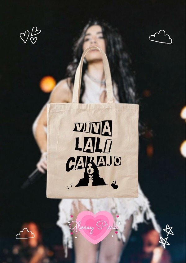 Tote Bag Viva Lali Carajo - VINILO TEXTIL