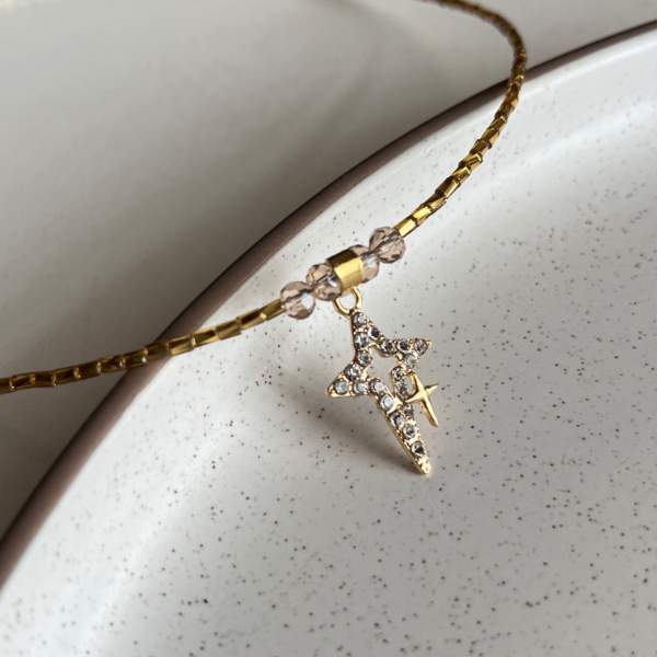 Producto - Choker Destello - Dorado