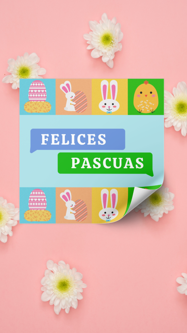 Producto - Adhesivo Pascua: X35 UND (4X4) c8