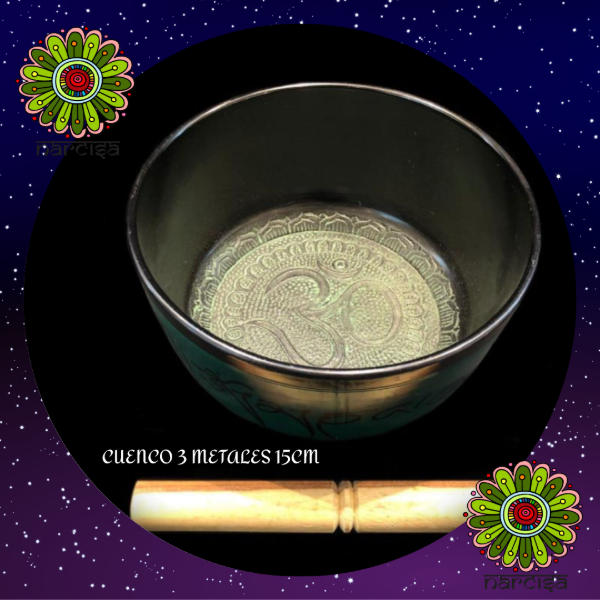 Producto - Cuencos 3 metales - 15cm