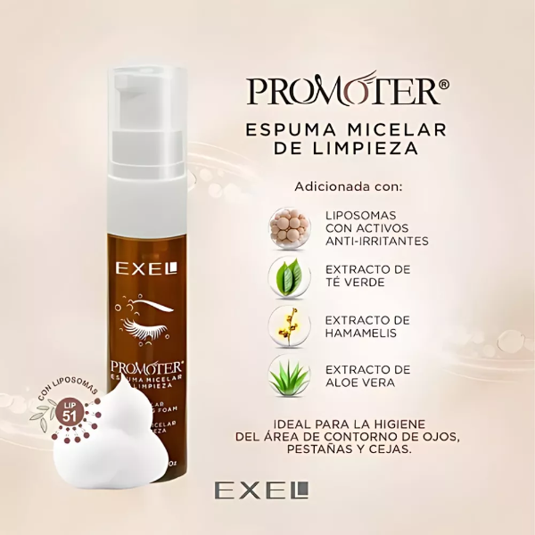 Producto - Promoter Espuma Micelar Limpieza Pestañas 50 Ml - 2