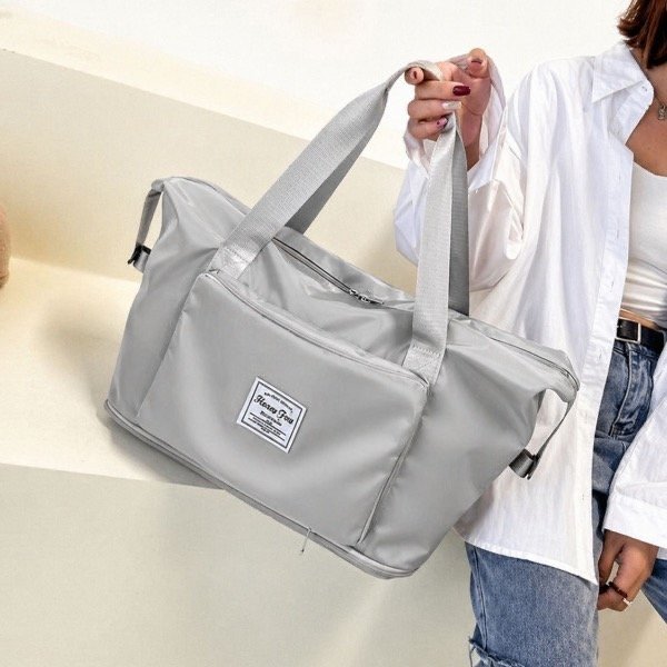 Producto - Bolso IMPERMEABLE EXTENSIBLE - GRIS