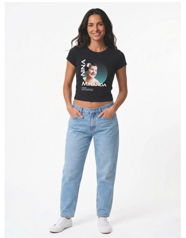 Producto - Remera Nina Miranda - Negra - 1