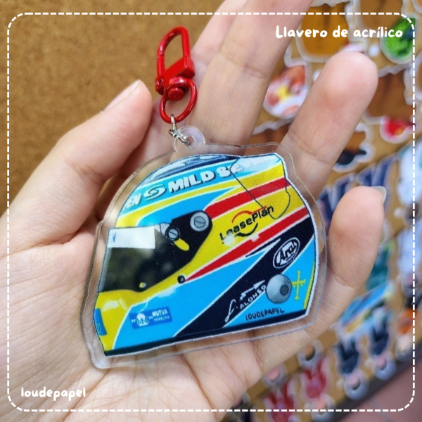 Producto - Casco Fernando Alonso 2006 - Llavero