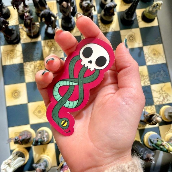 Producto - Sticker die cut OPP La marca tenebrosa