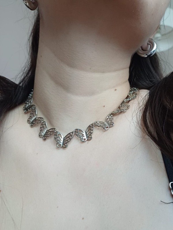 Producto - Choker dije mariposa