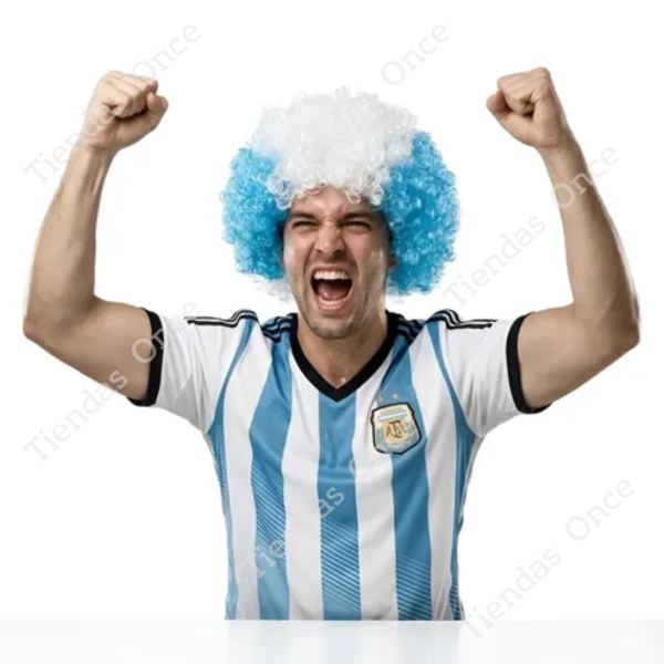 Producto - Peluca rizada Argentina - Por mayor