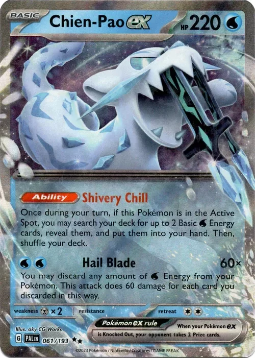 Producto - Chien-Pao ex - 061/193 - Paldea Evolved - Holo