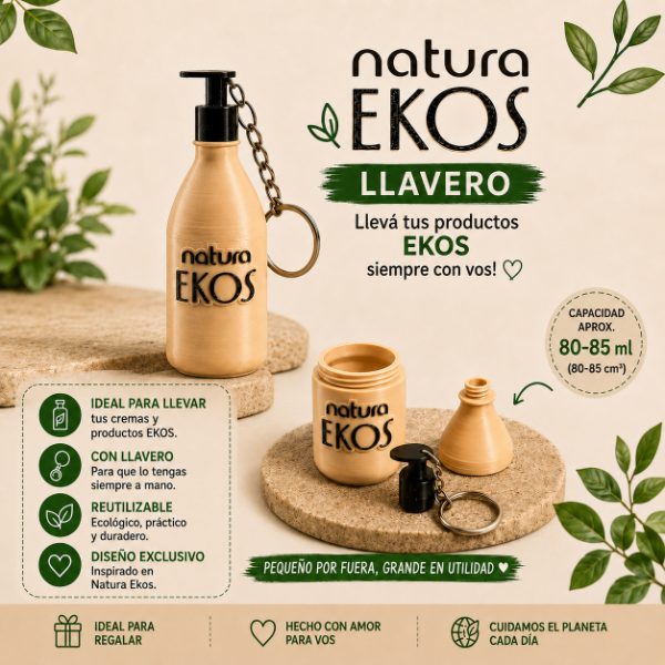 Producto - Llavero Porta Crema inspirado en Ekos