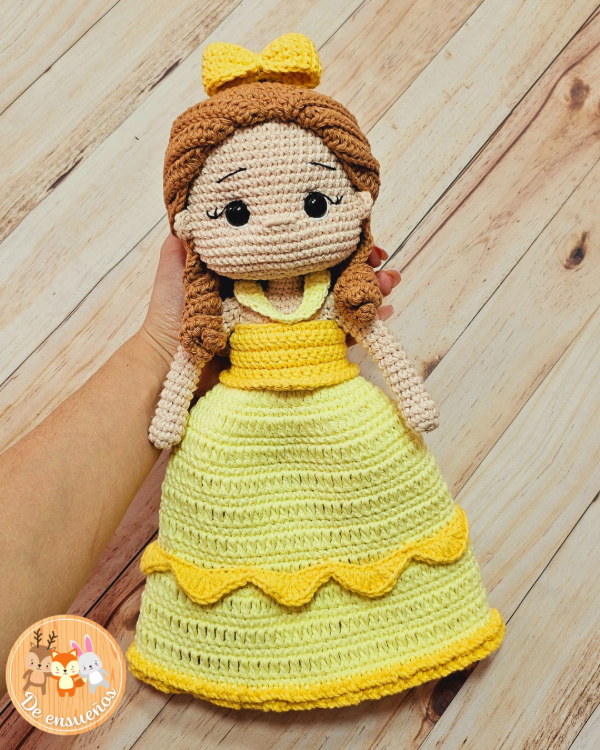 Princesa Bella Guía de tejido Deensueños Crochet