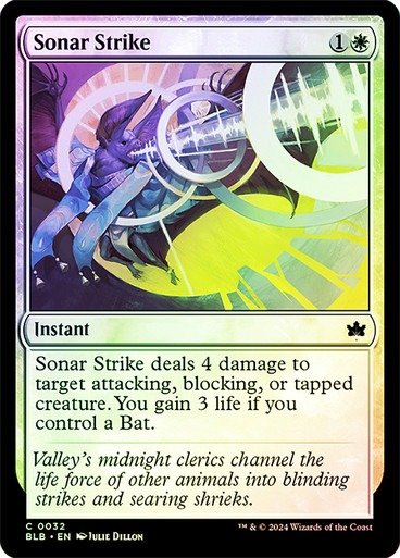 Producto - Sonar Strike Foil  Bloomburrow