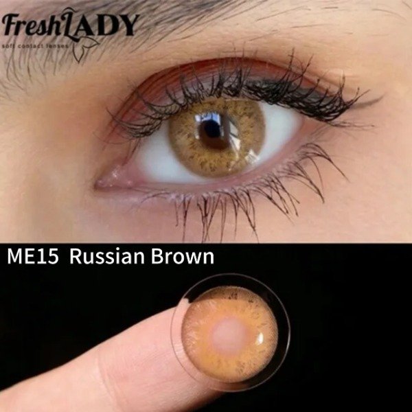 Producto - Lentes de contacto Freshlady Russian Brown ME15