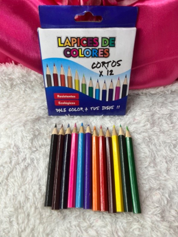 Producto - Lápices de colores cortos x12 club intro - 1