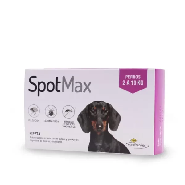 Producto - Pipeta SPOTMAX perro de 2 a 10kg