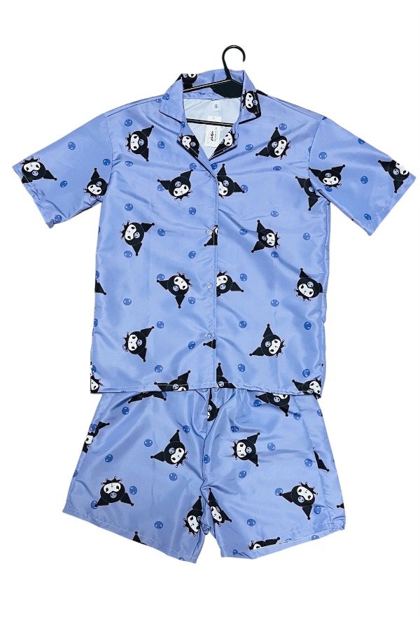 Producto - Conjunto Pijama Microfibra Kuromi Hello Kitty Sanrio