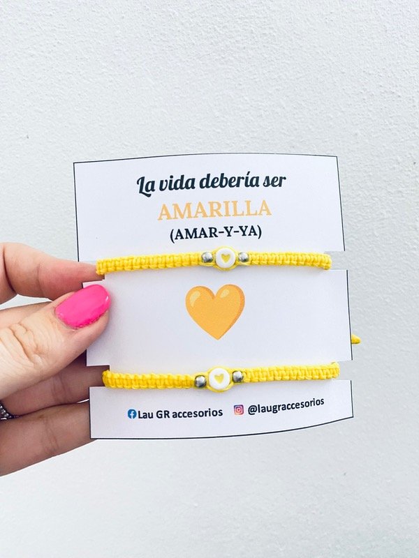 Producto - Pulseras para compartir Amar y ya
