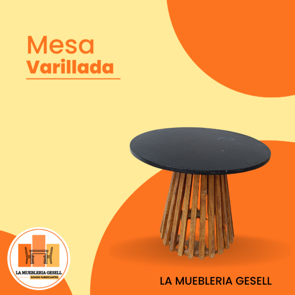 Producto - MESA VARILLADA COLOR NEGRA