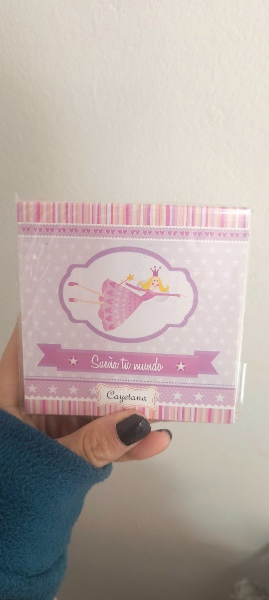 Producto - Anotador Cayetana hada  9x9 cm 50h