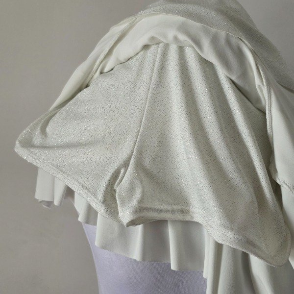 Producto - Falda con Short doble Vuelo Glitter Crema - T.u - 2