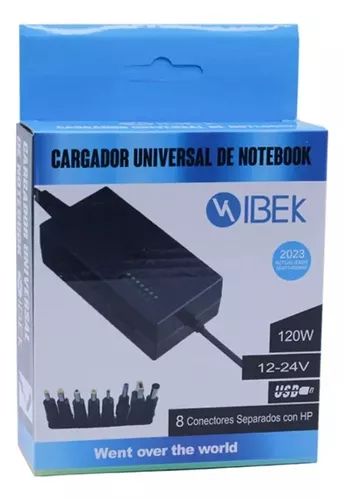 Producto - CARGADOR NOTEBOOK UNIVERSAL 120W IBEK MODELO CA-NT1001